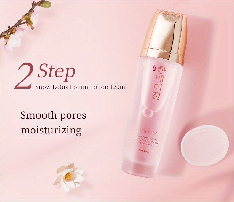 Snow Lotus Moisturizing Skin Gift Set Of 6 Pieces Hydrating And Nourishing Skin, Even Skin Tone Smoothing And Firming Facial Skin Care Set Gifts