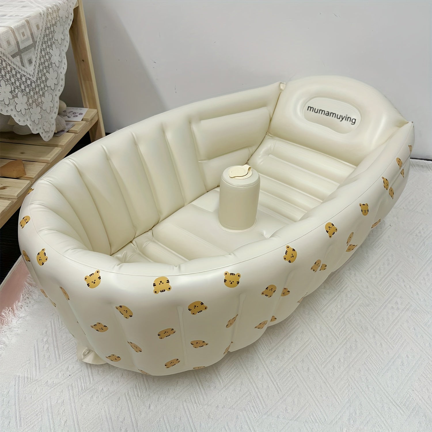 Newborn Baby Inflatable Bathtub, Baby Bathtub Inflatable Tub, Outdoor Portable Tub Game Pool, Halloween, Thanksgiving And Christmas Gift
