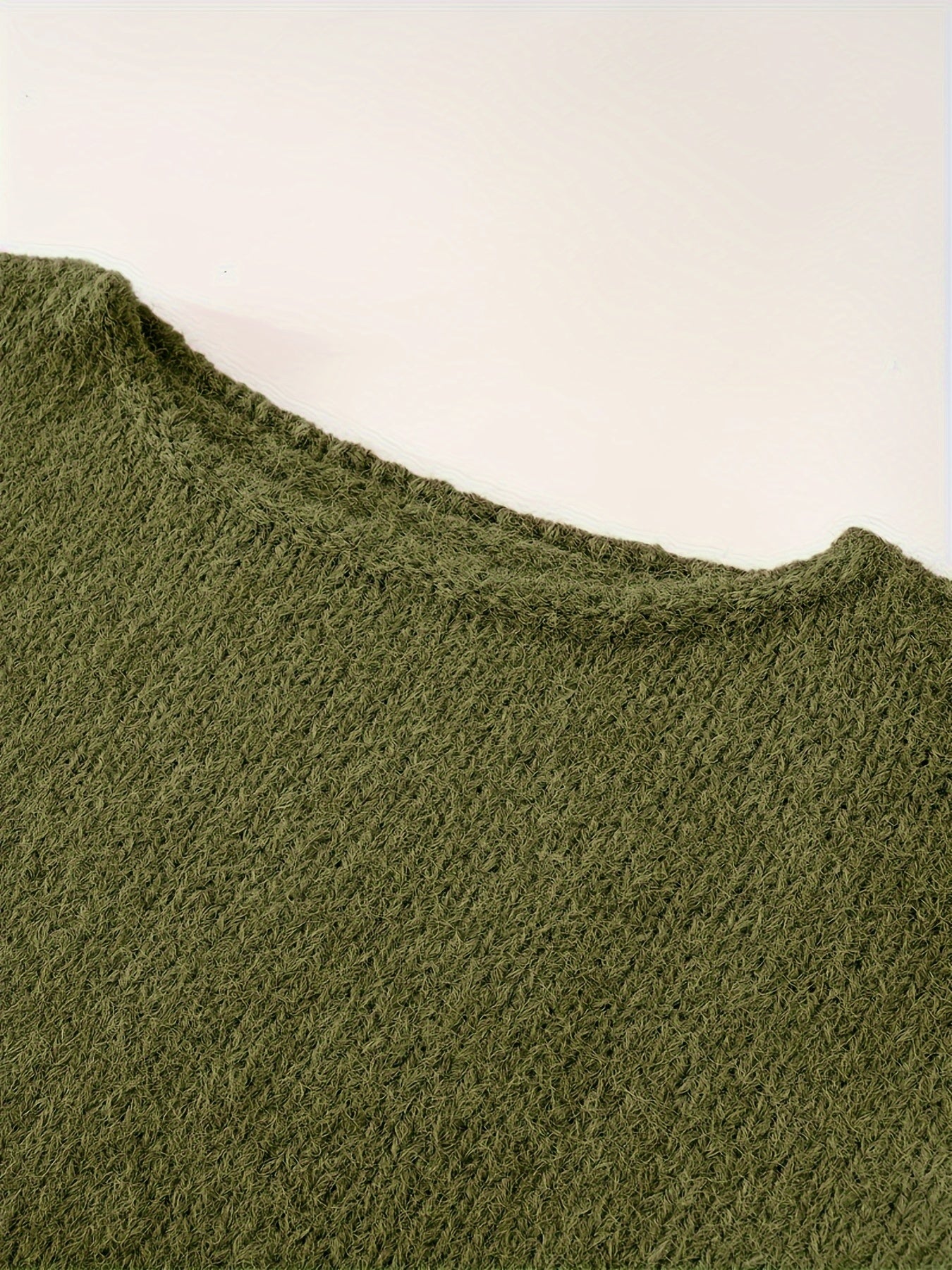 Luxurious Red Fleece Boat Neck Sweater for Women .