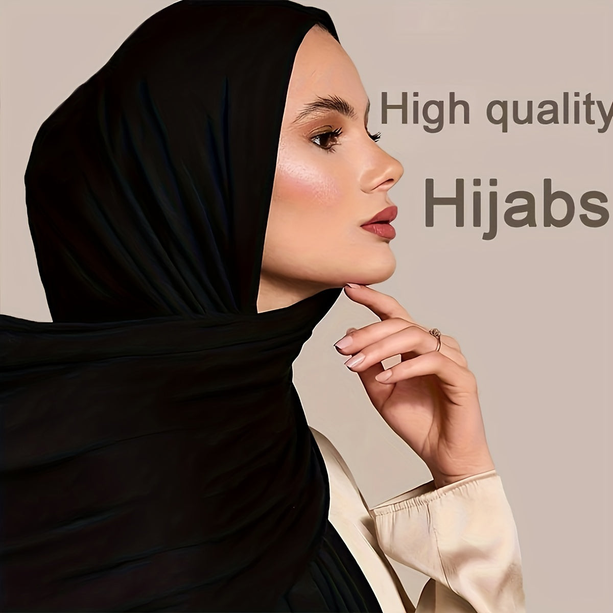 Solid Color Muslim Hijab Thin Breathable Soft Cozy Scarf '/MH