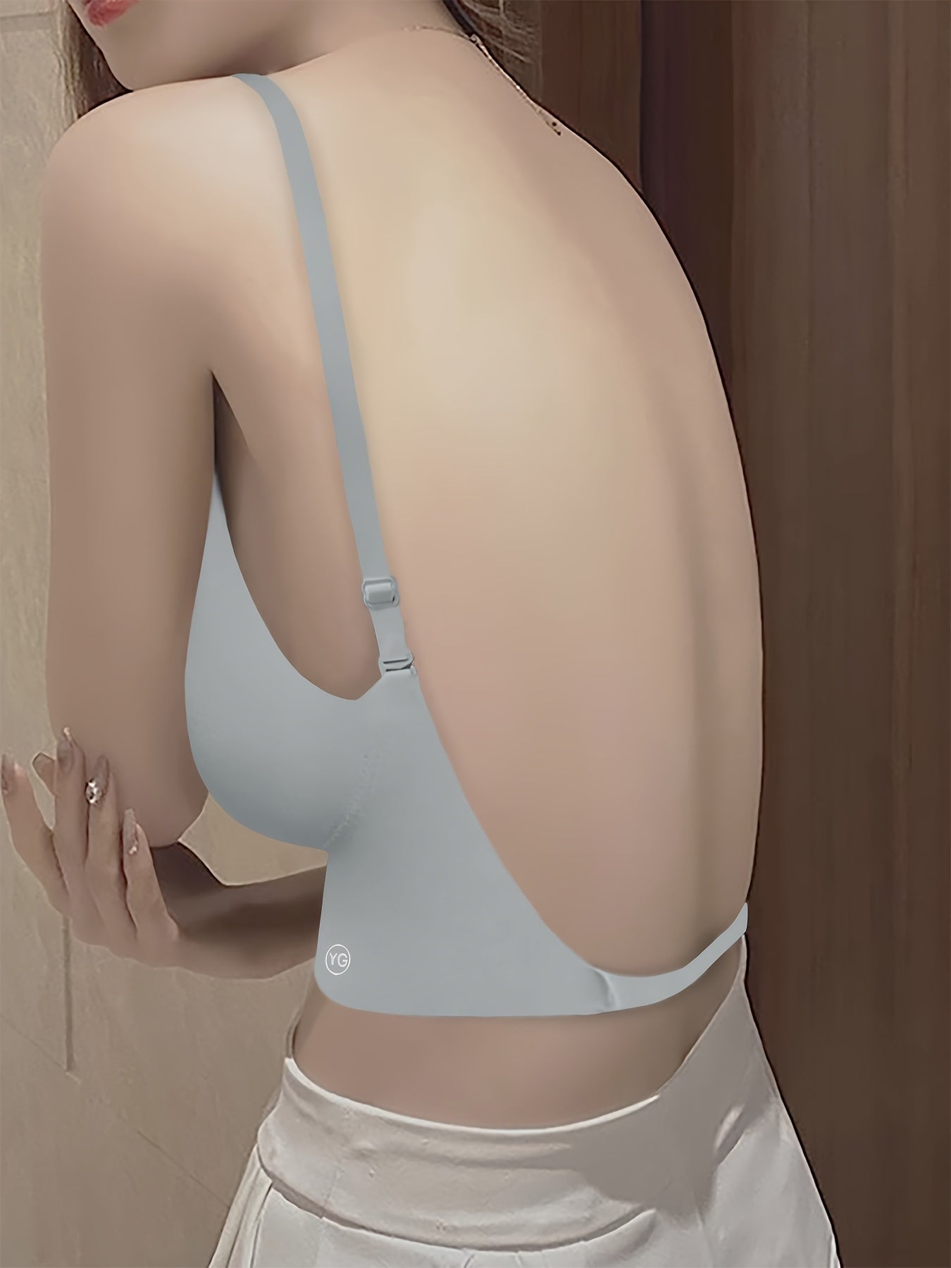 Women'S Sexy Seamless Push Up Bra, Polyamide 78% Spandex 22%, /MH