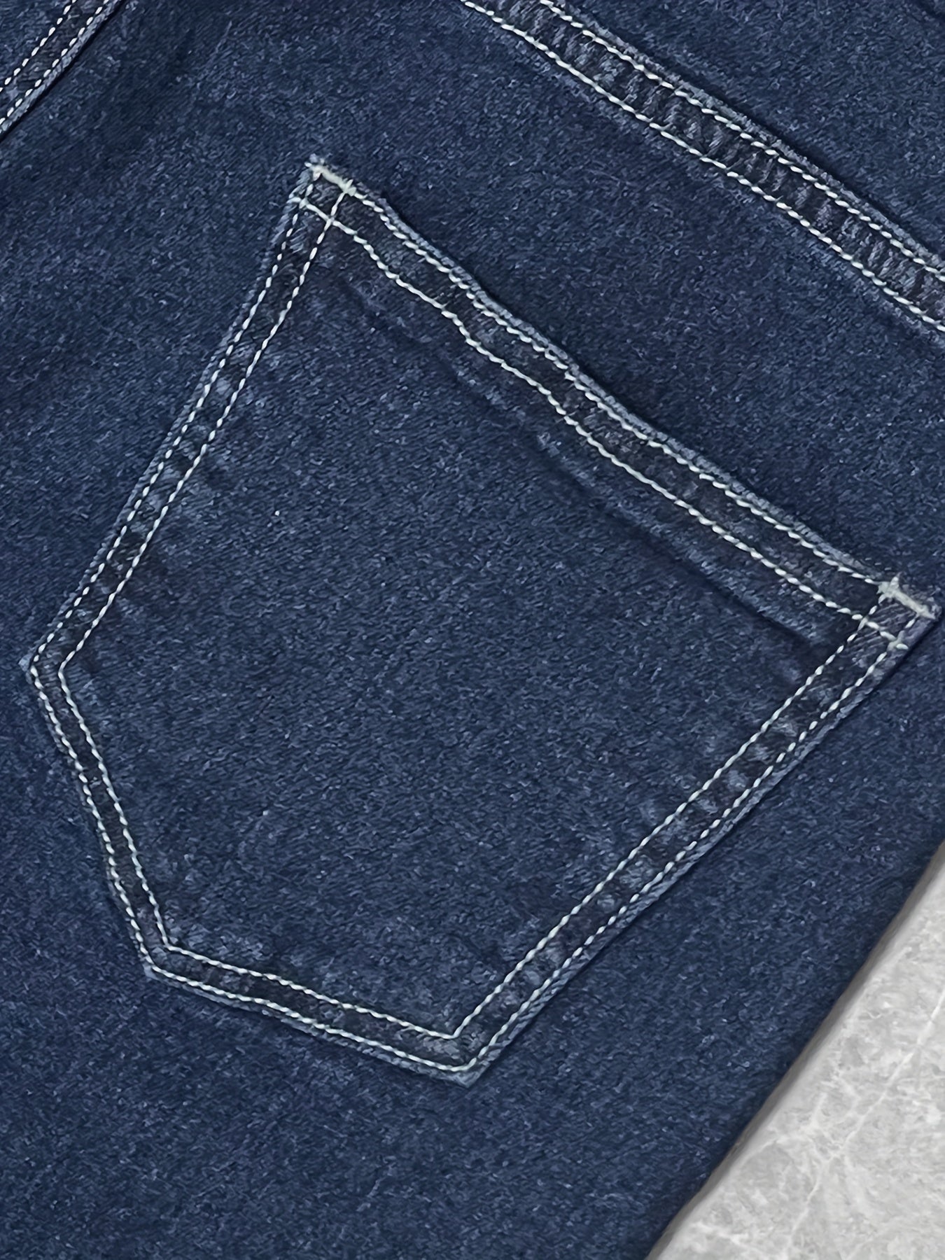 Women's Fashionable High-Waisted Flared Jeans Straight-Leg Denim Pants
