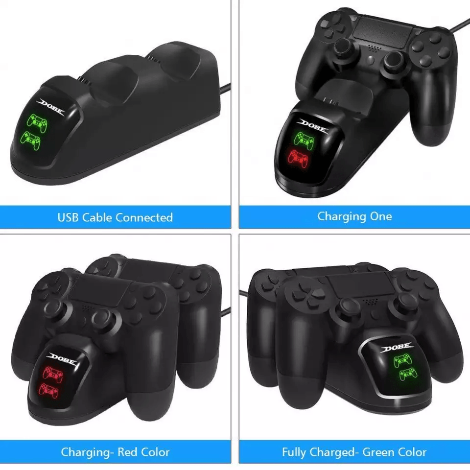Controller Charger For PS4, Charging Dock Dual Controller Charger.