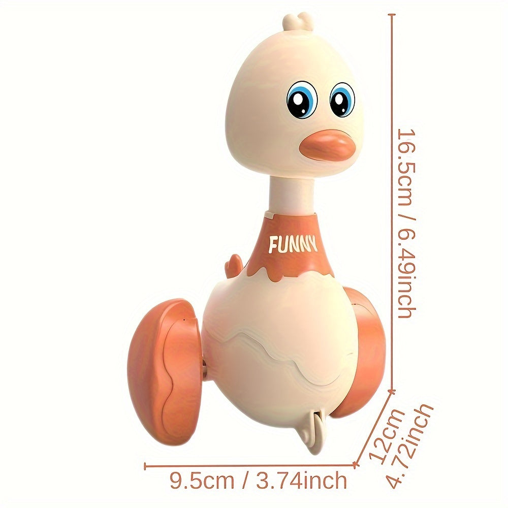 Children's Press Toy Car, Cute Swing Duck, No Battery Required Before Press Christmas New Year Birthday Gifts For Boys Girls Halloween Gift