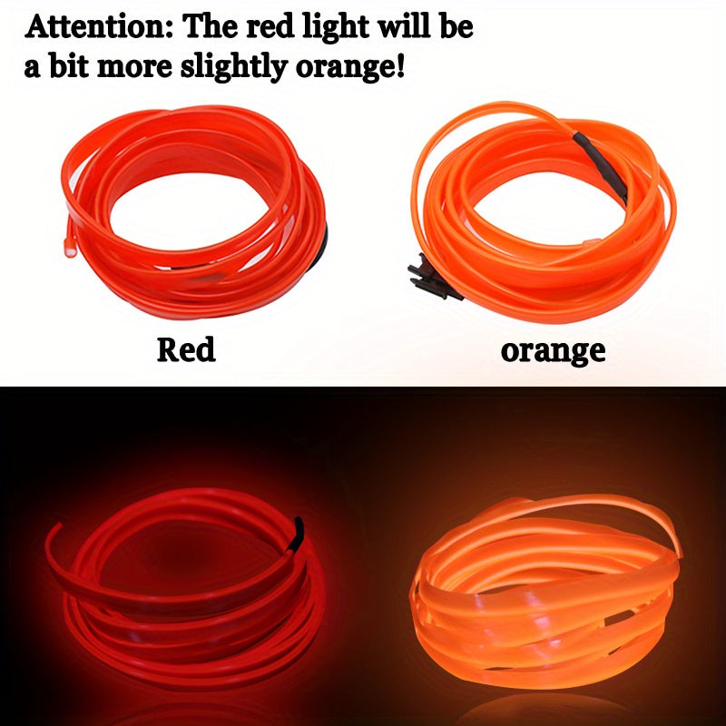 Car Interior LED Decorative Light EL Neon Strip