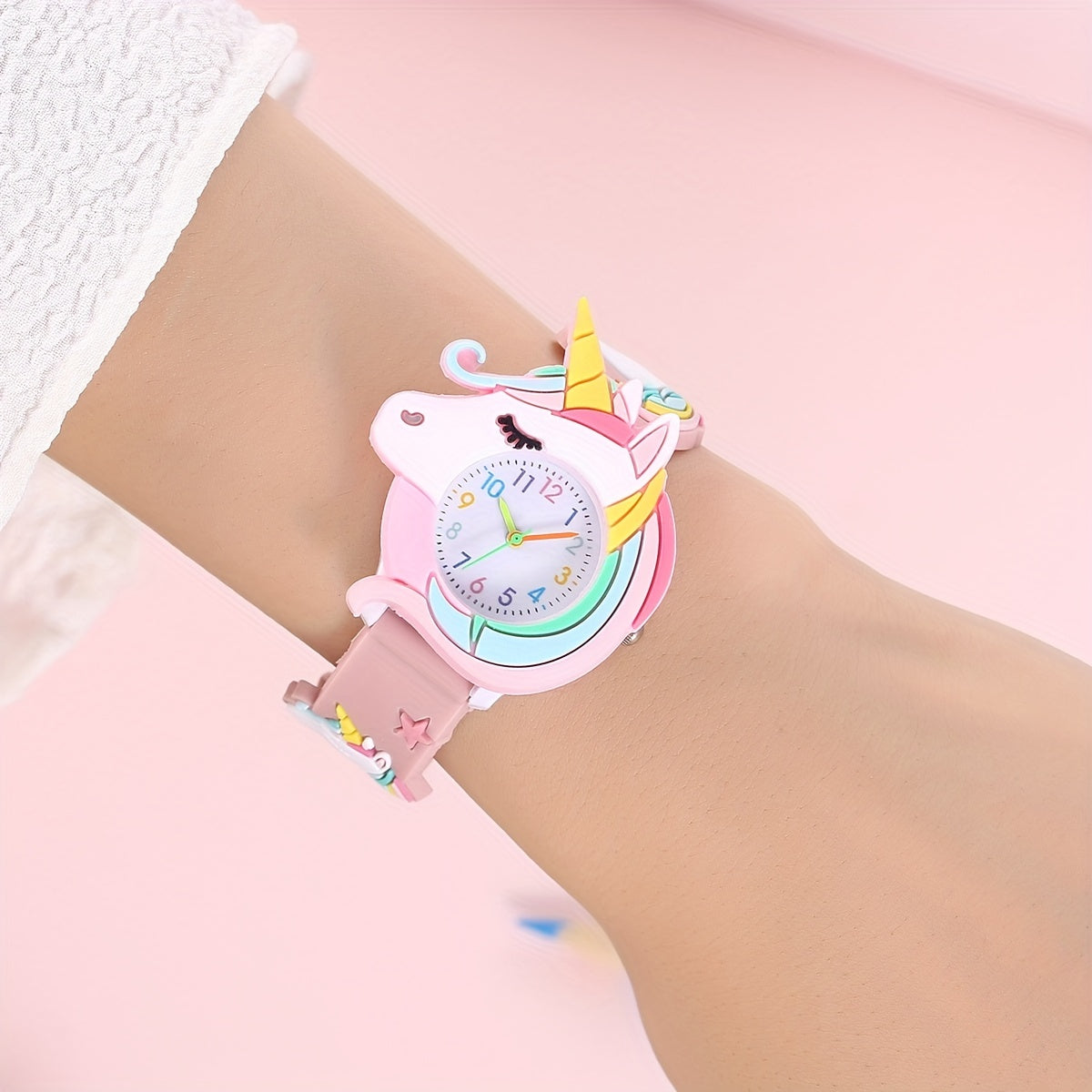 Cute Children's Silicone Cartoon Watch Gift For Kids