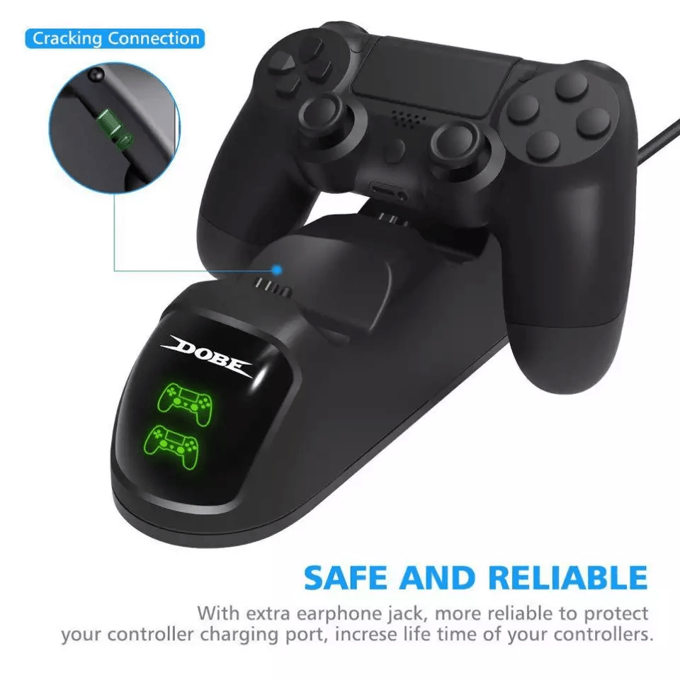 Controller Charger For PS4, Charging Dock Dual Controller Charger.