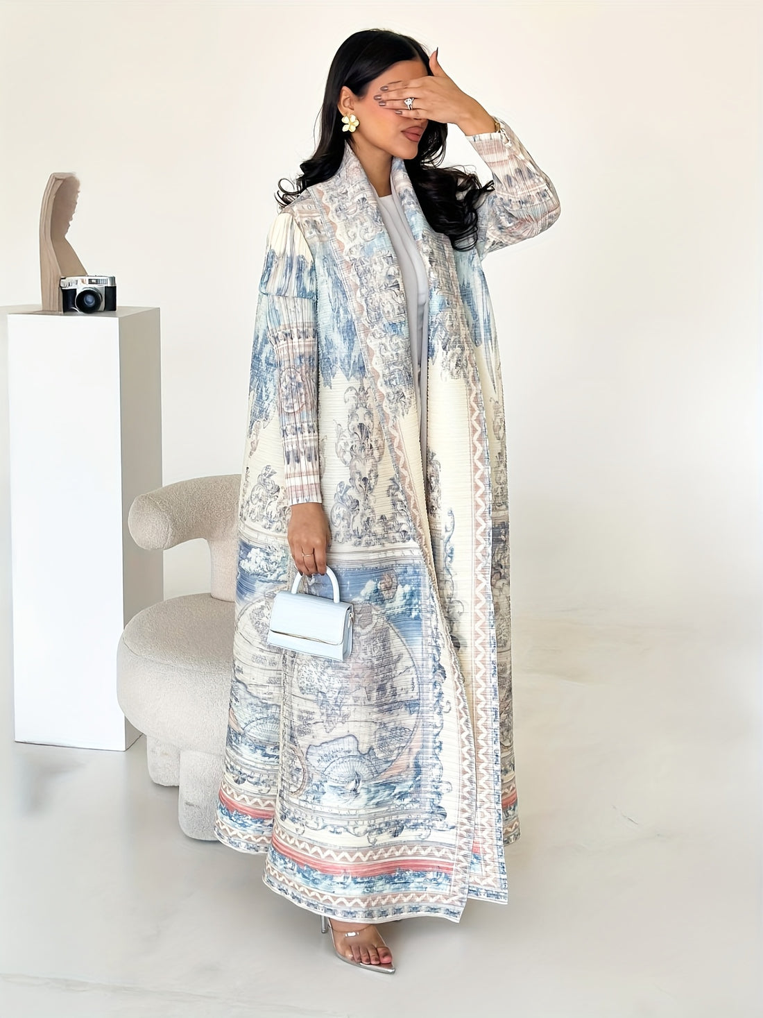 Women'S Elegant Long Sleeve Abaya - /MH