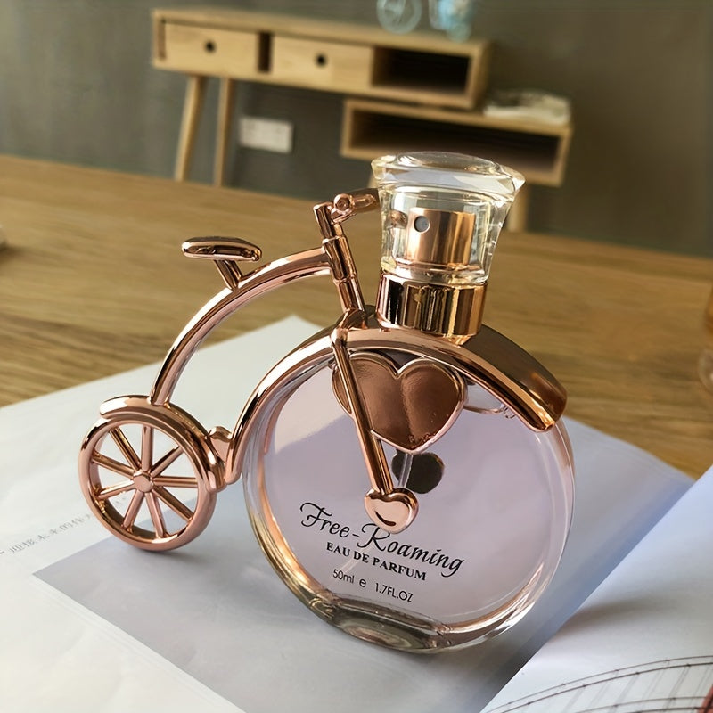 Cute Bike Shape Eau De Toilette Spray For Women, Refreshing And Long Lasting Fragrance With Floral And Fruity Notes, Perfume For Dating And Daily Life, A Perfect Gift For Her