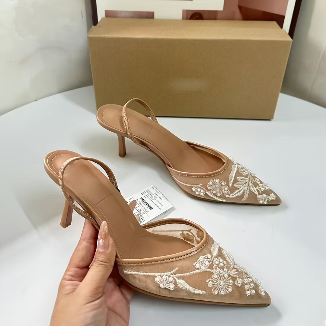 ZA2025 Women's Elegant Summer Mule Sandals - /MH