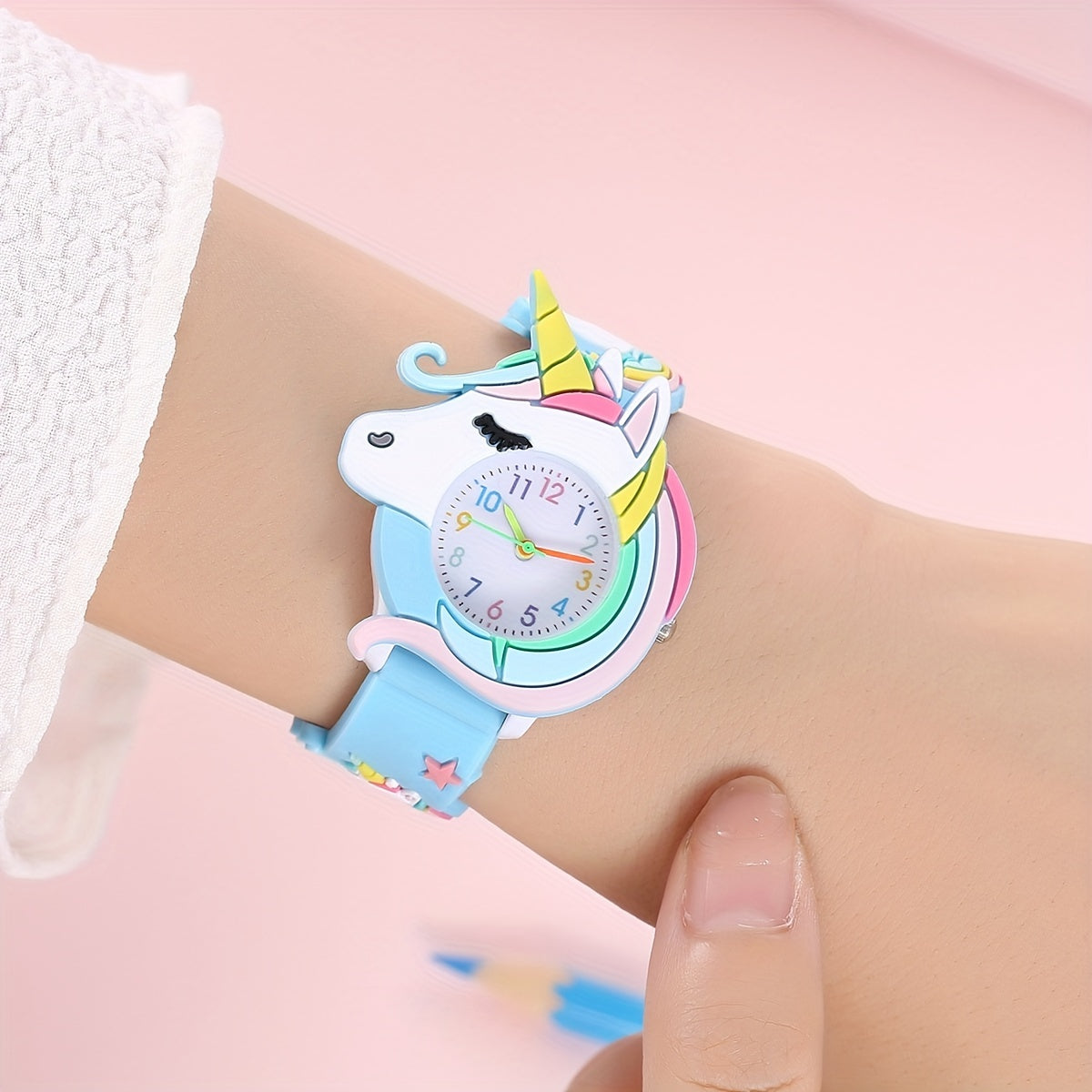 Cute Children's Silicone Cartoon Watch Gift For Kids