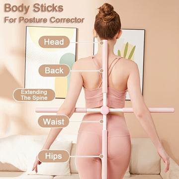Yoga Body Stick for Posture Correction, Shoulder and Neck Relief,