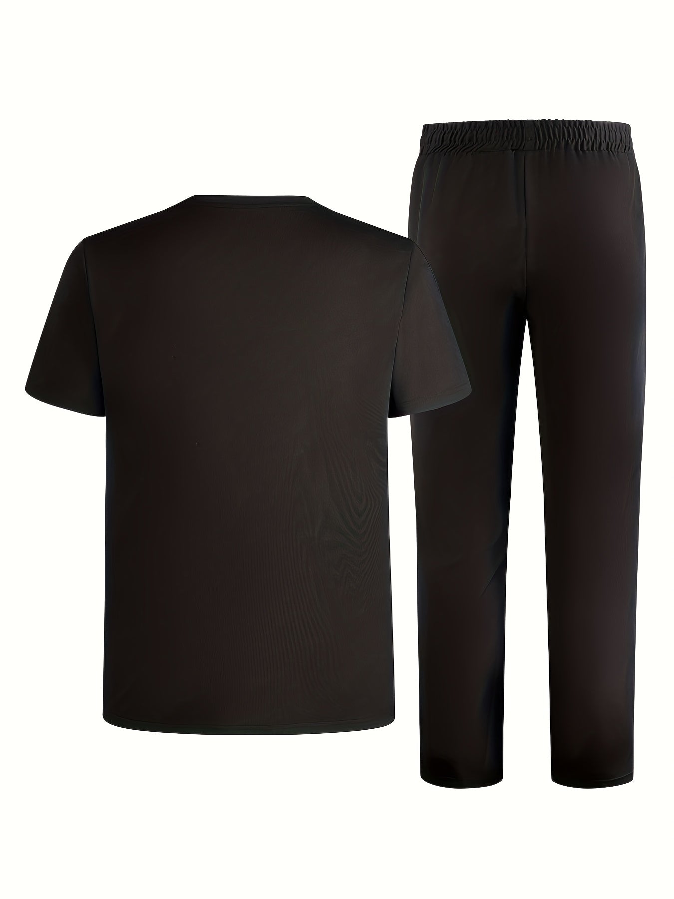 Men'S Casual Sports Two-Piece Set Short Sleeve .