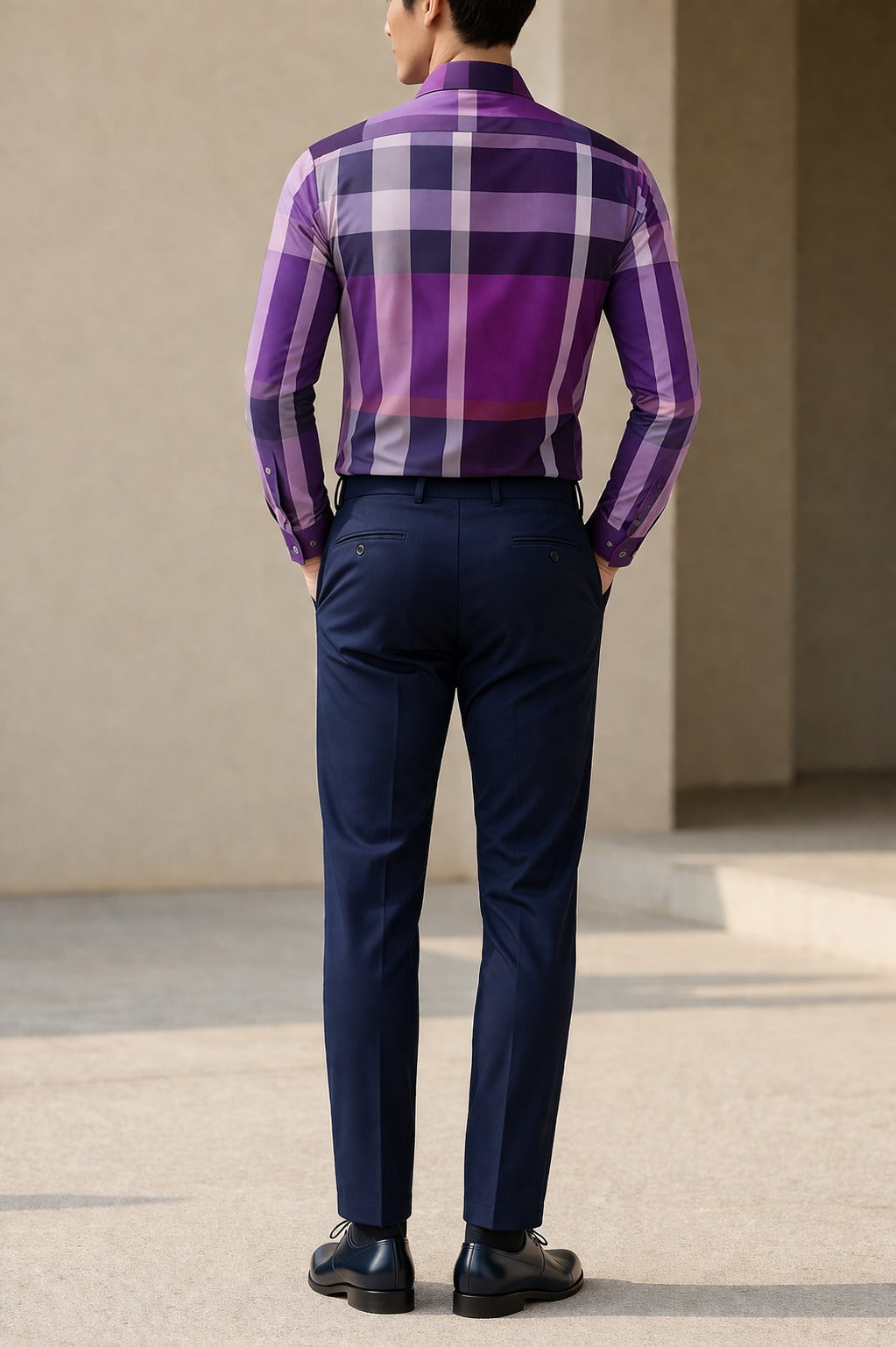 Men’s Premium Cotton Shirt & Slim-Fit Chino Sets – Modern Casual Coordinates | Sizes S/32"-XL/38" | MH