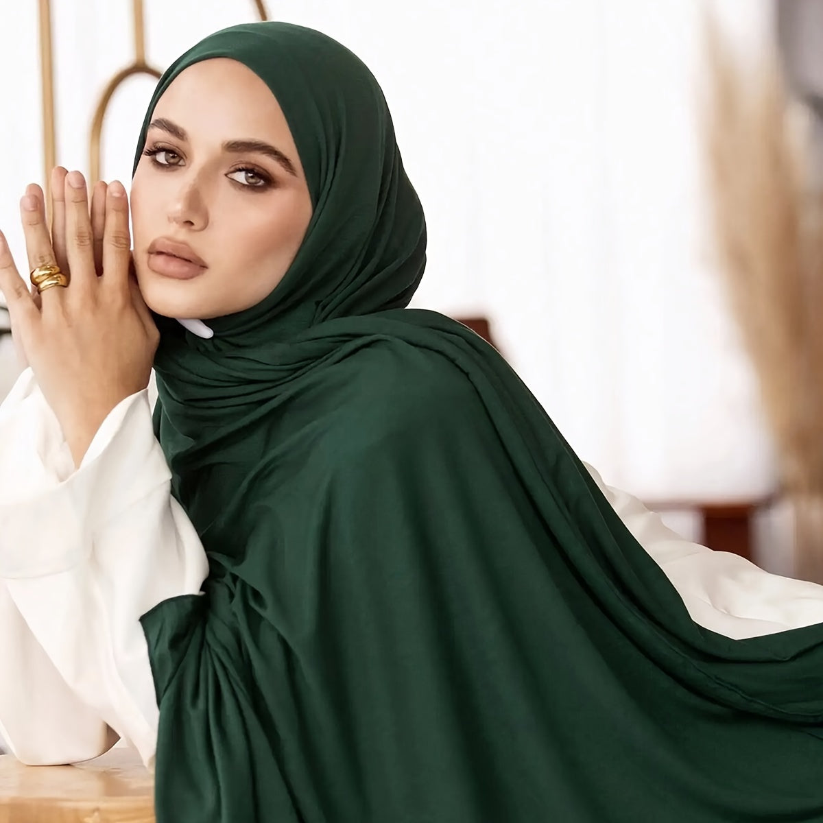 Solid Color Muslim Hijab Thin Breathable Soft Cozy Scarf '/MH