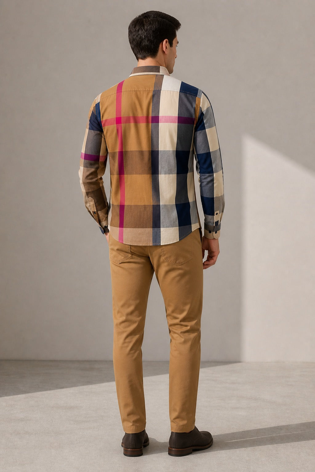 Men’s Premium Cotton Shirt & Slim-Fit Chino Sets – Modern Casual Coordinates | Sizes S/32"-XL/38" | MH