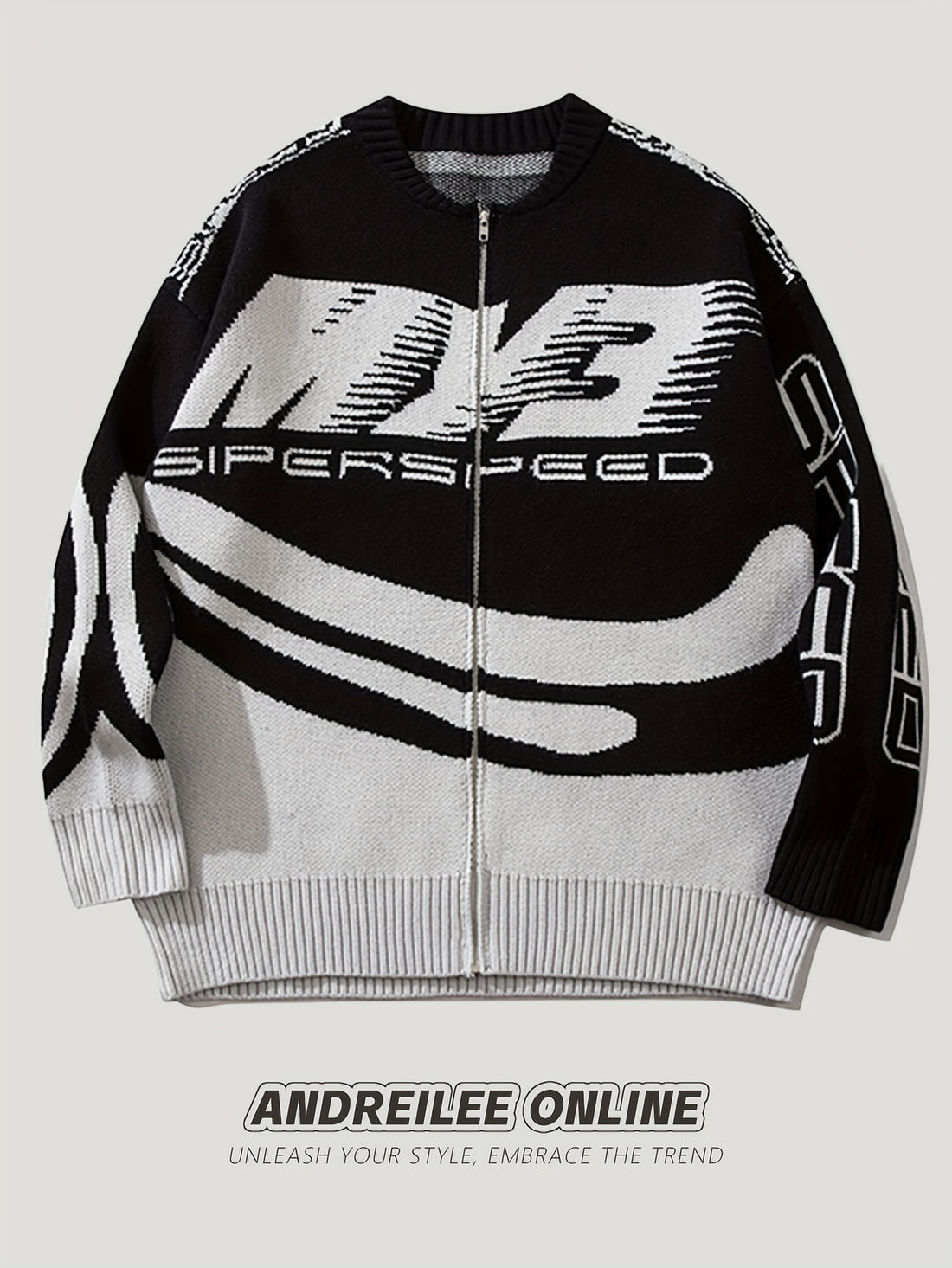 Retro Mid Stretch RIDER MORE Cardigan, Men's Casual Vintage.