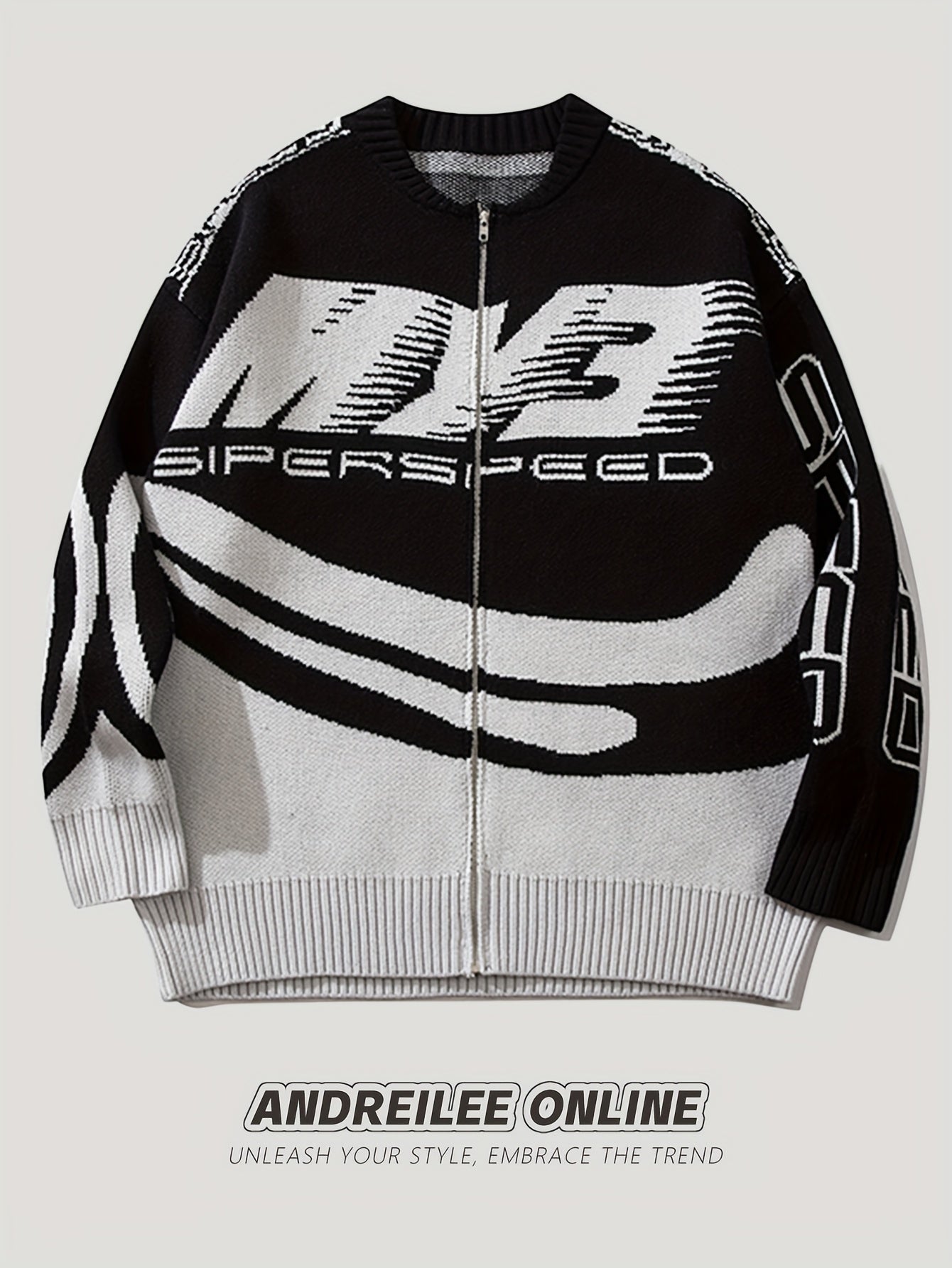 Retro Mid Stretch RIDER MORE Cardigan, Men's Casual Vintage.