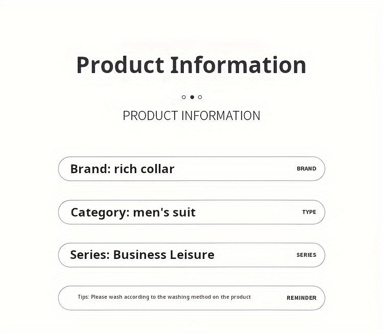 Men's 2-pack Co Ord Set Of Striped Dress Suit.