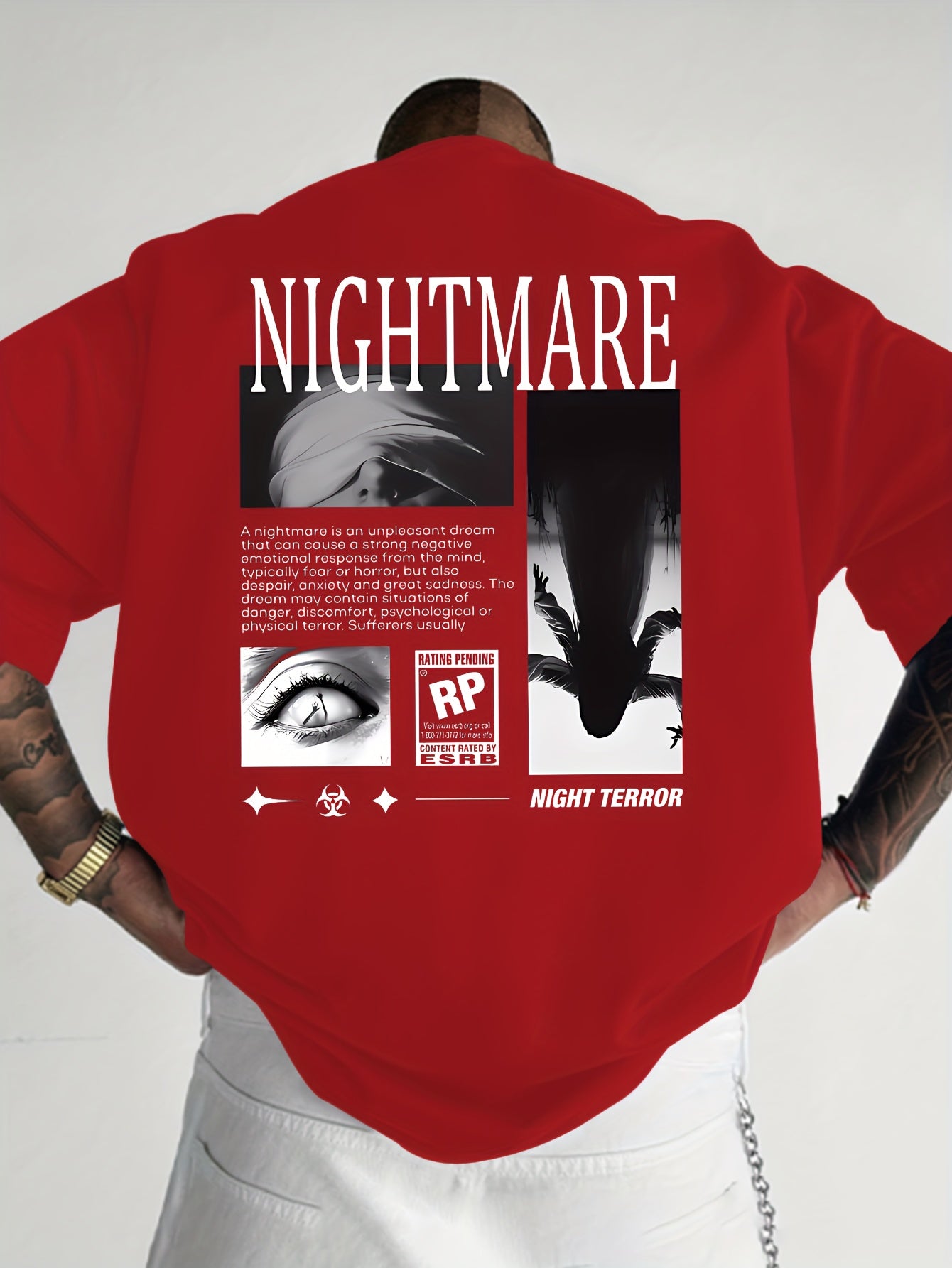 Men's Graphic Design Crew Neck T-shirt, Casual Comfy Tees T-shirts .