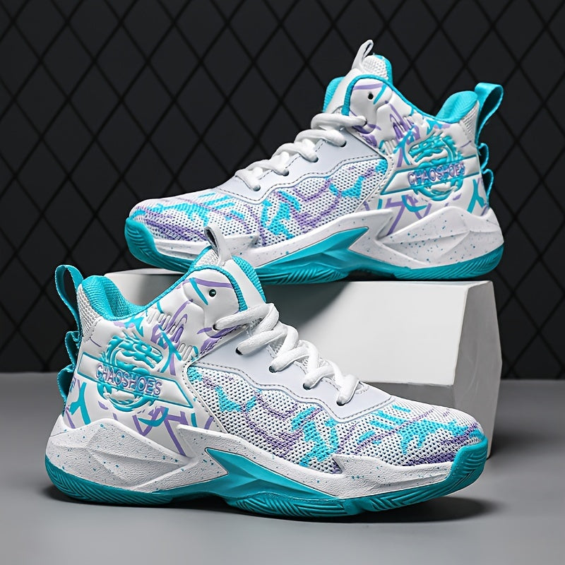Cool Stylish Woven Basketball Shoes For Boys Kids Teenagers,