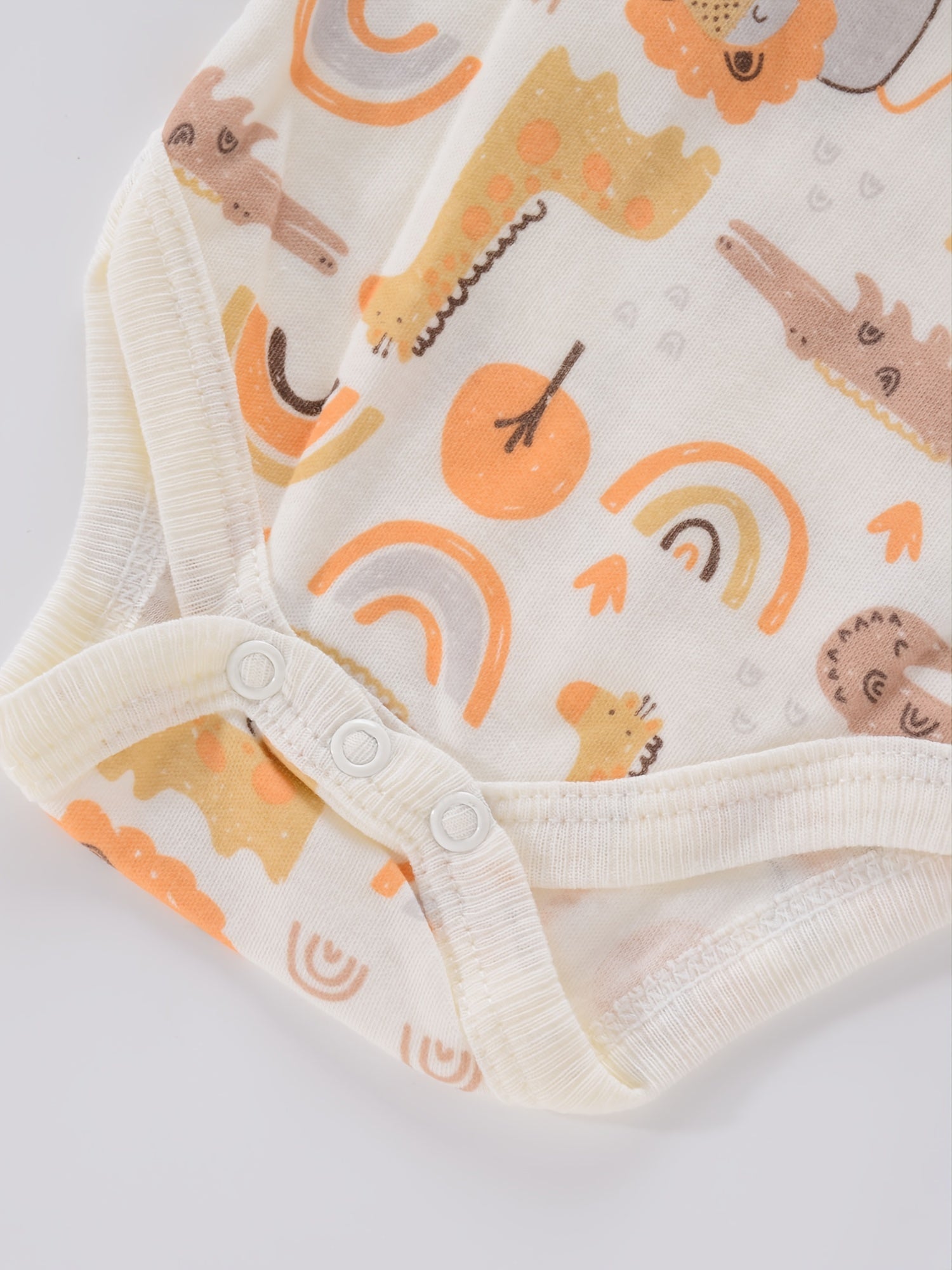 Newborn Baby Short Sleeve One-Piece Suit 4pcs Set .