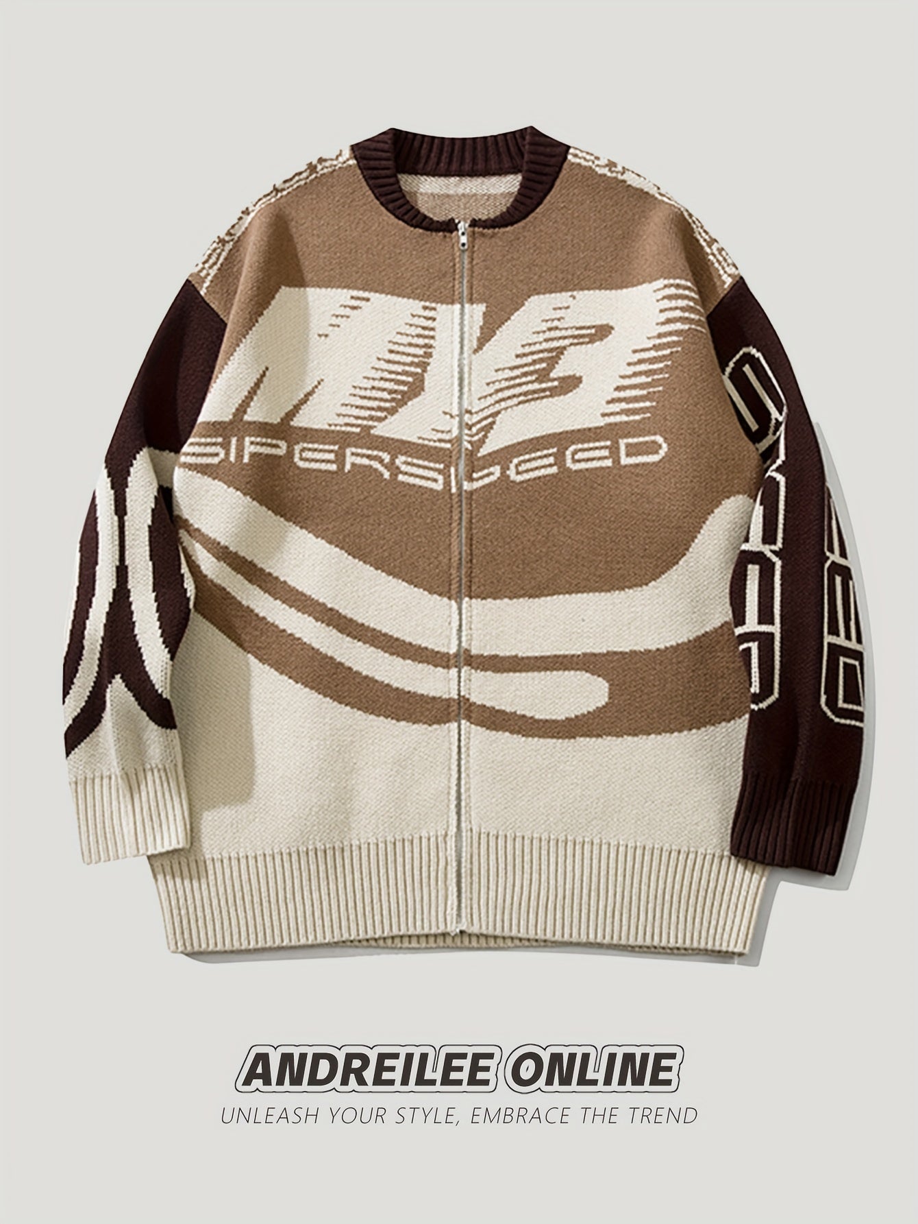 Retro Mid Stretch RIDER MORE Cardigan, Men's Casual Vintage.