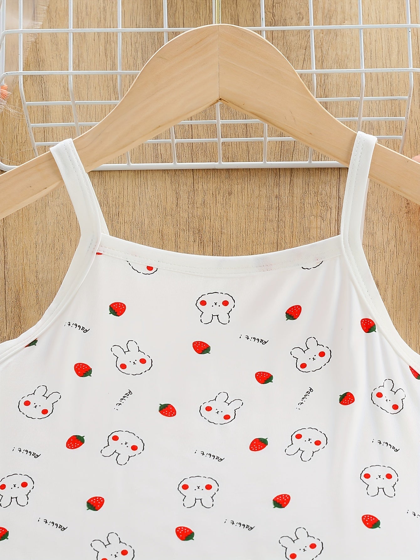 Girls' 2-Piece Set, Cute Cartoon Bunny.