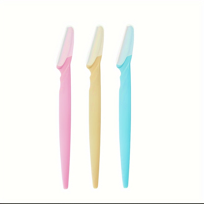 3/5/6/12/24pcs Eyebrow Razor Shaper Shavers, Facial Hair Remover Hair Trimmer Shaving Grooming Kit For Women And Men Face Hair Removers
