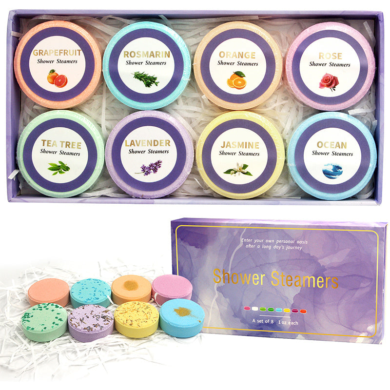 Shower Steamers - 8 Pack Shower Bombs Gifts For Her With Essential Oil For Home SPA, Self-Care & Relaxation Valentine's Birthday Day Gifts For Men & Women Who Have Everything, For Halloween Gift, For Christmas Gift