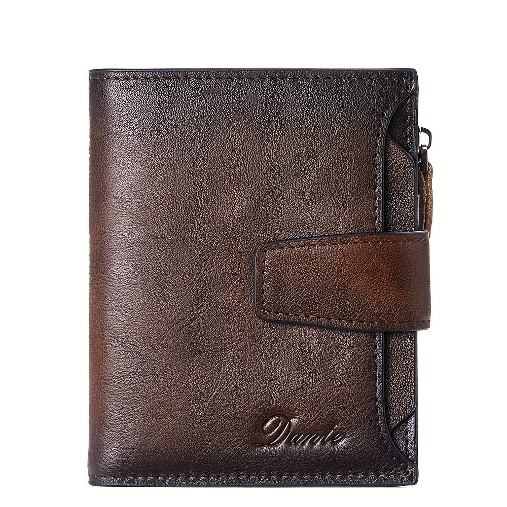 Vintage Men's Top Layer Cowhide Wallet.