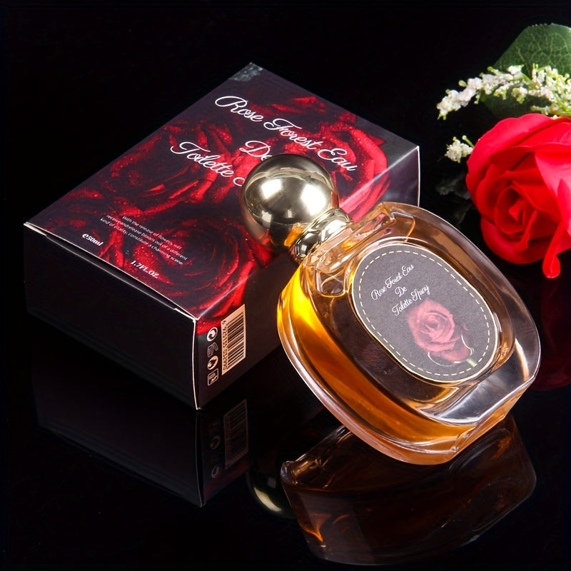 Rose Forest Eau De Toilette Spray For Women, Refreshing And Long Lasting Fragrance, Perfume For Dating And Daily Life, A Perfect Gift For Valentine Christmas