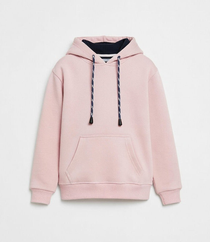 Kid's Pull-Over Solid Pink Hoodie | MH Size (2-12Years)
