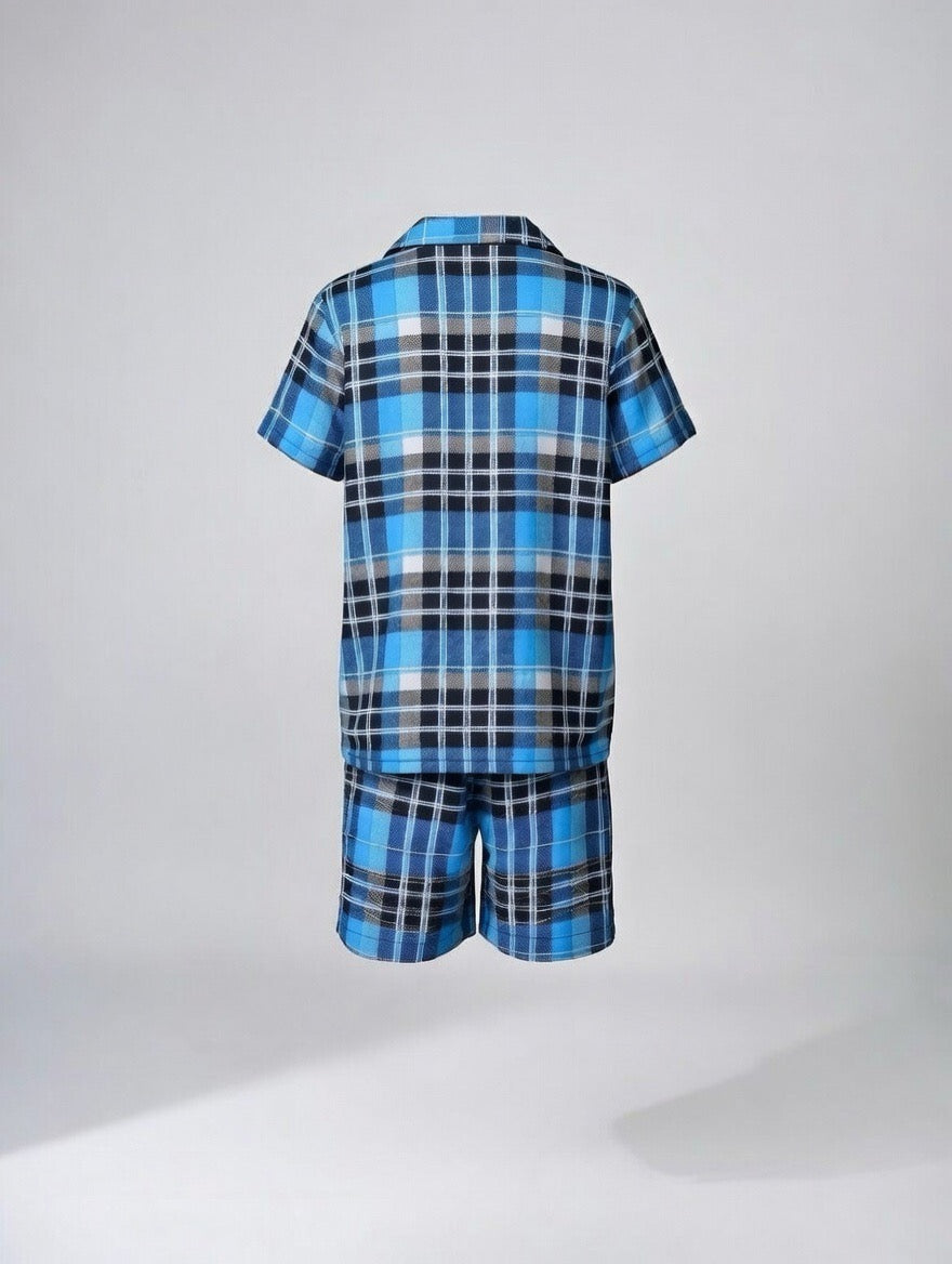 Kids Premium Checkered China Cotton  Set for Boys (2-12 Years) | MH