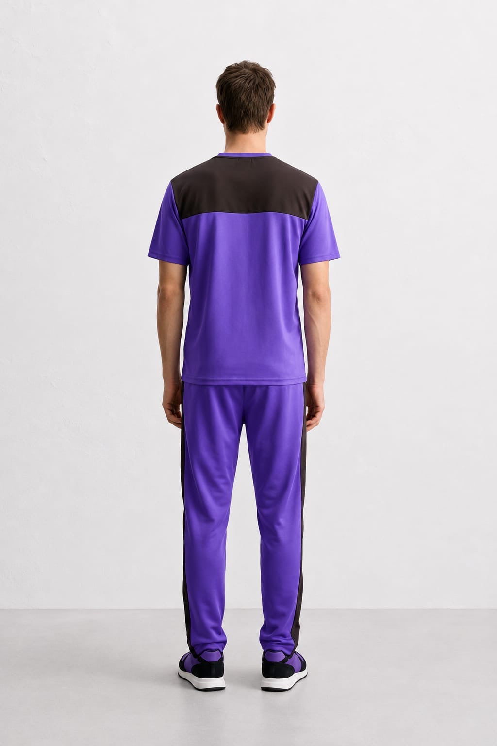 Men’s Oversized Multi-Color Casual Tracksuit Set Contrast Tee + Joggers | Sizes M-XXL | MH