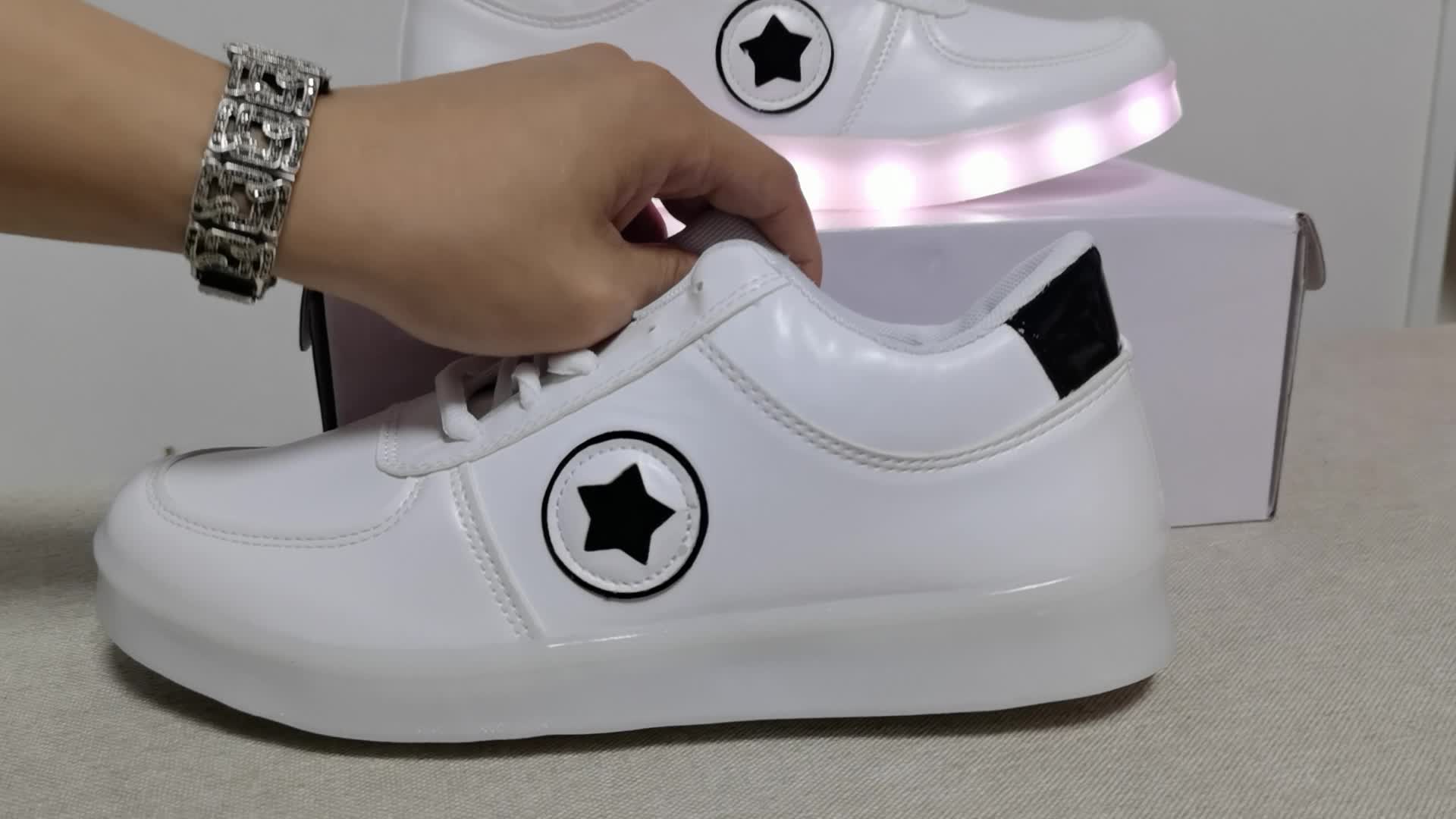 Women's Colorful Luminous Sneakers,