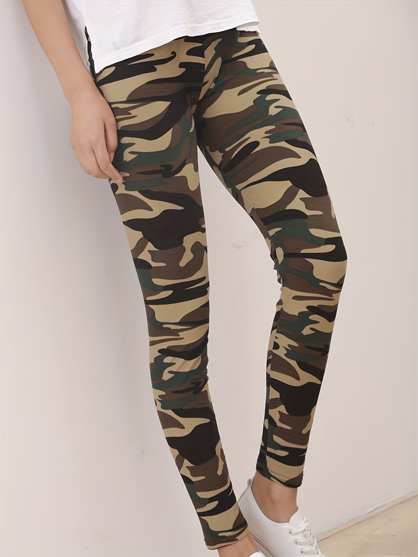 Women's Leggings Floral Printed Pants Casual High Waist Sweatpants Leggings.