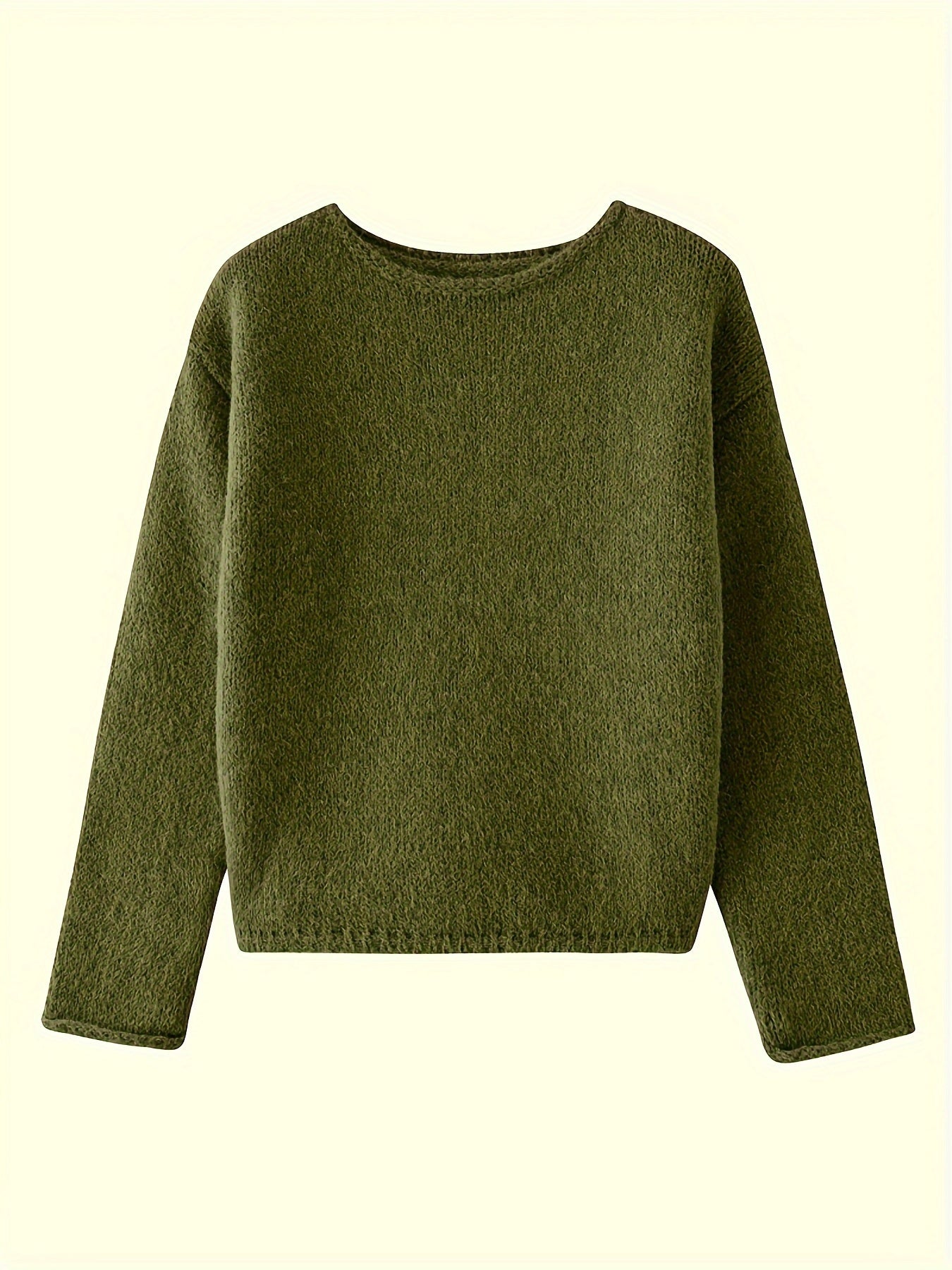 Luxurious Red Fleece Boat Neck Sweater for Women .