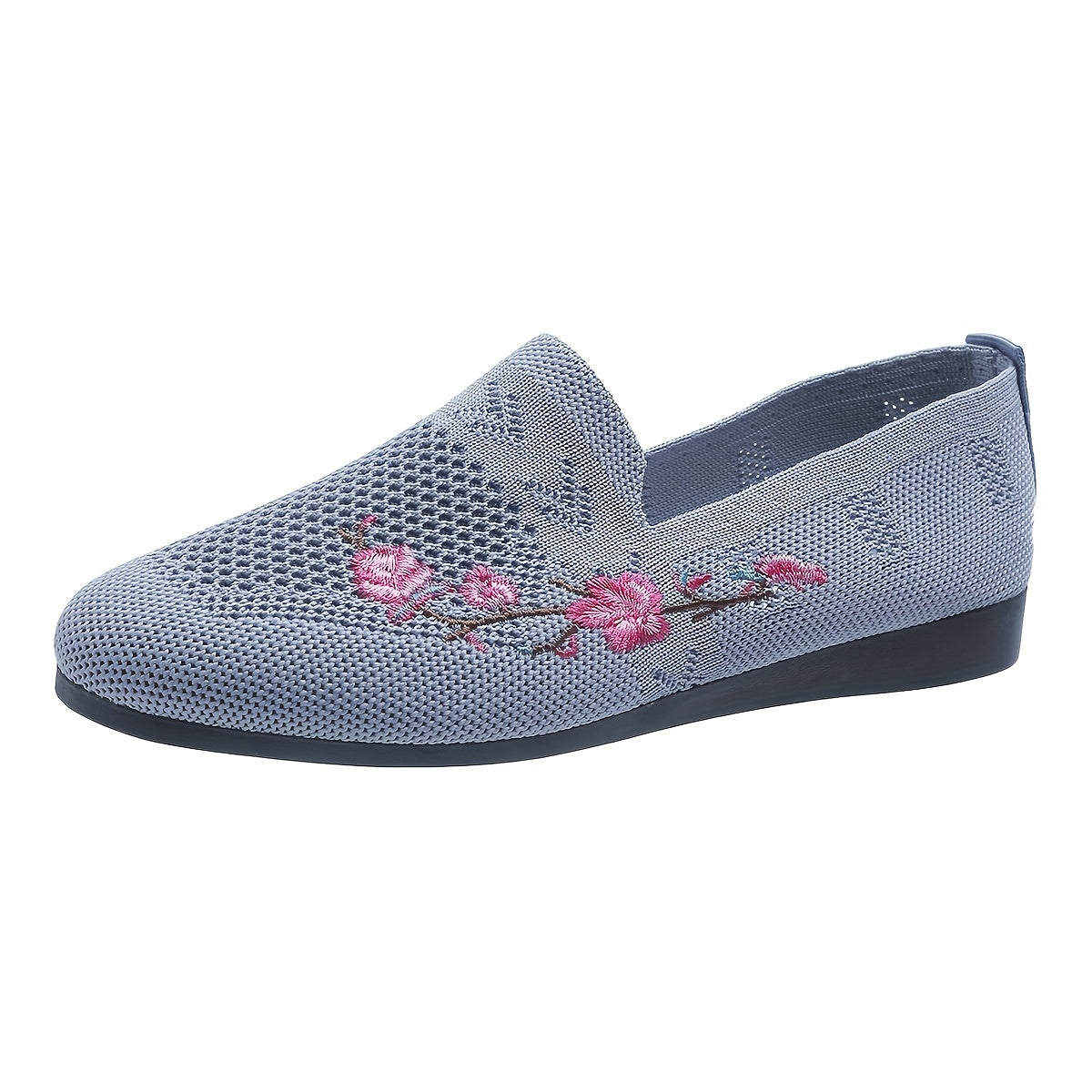 Women's Floral Embroidered Flat Shoes,