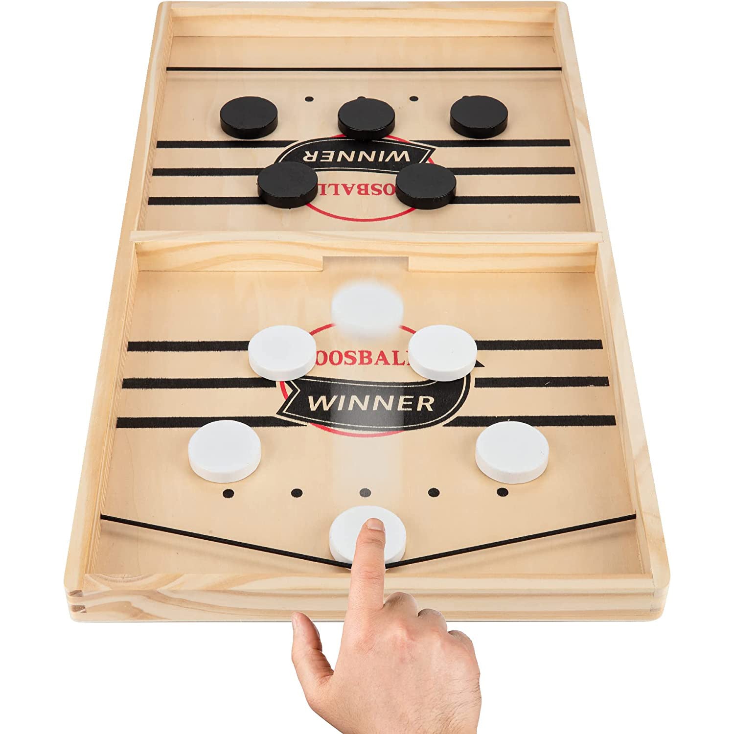 Slingshot Board Games For Adult, Super Winner Sling Puck Foosball Board Game Slingshot Table Hockey Party Game Bouncing Chess Hockey Game Christmas, Halloween, Thanksgiving Gift, gaming Gift