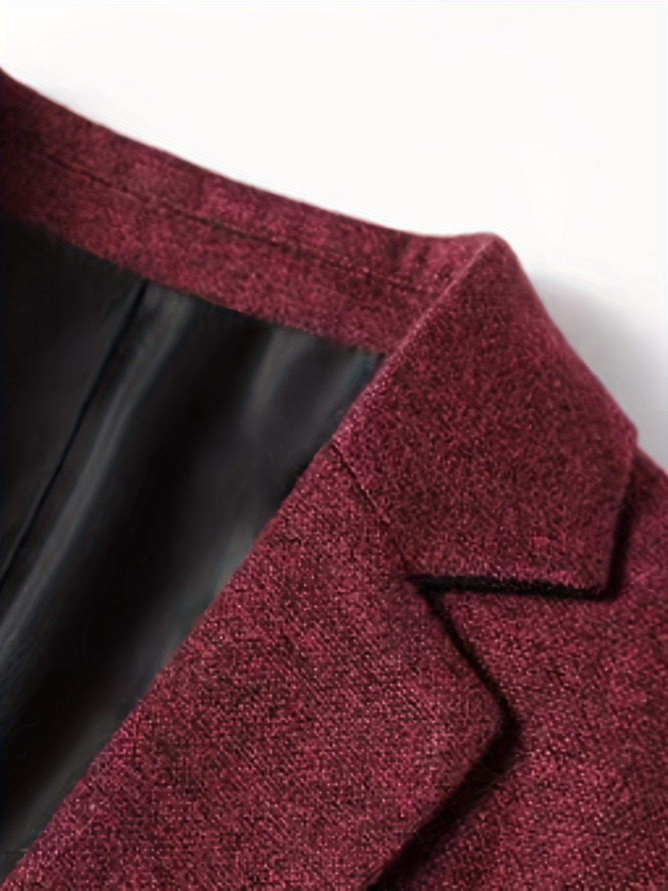 Men's Single-Breasted Blazer, Casual Slim Fit Business Suit Jacket,