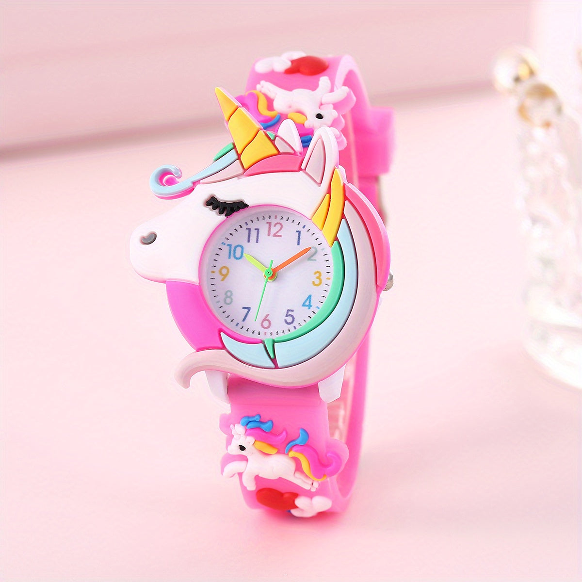 Cute Children's Silicone Cartoon Watch Gift For Kids
