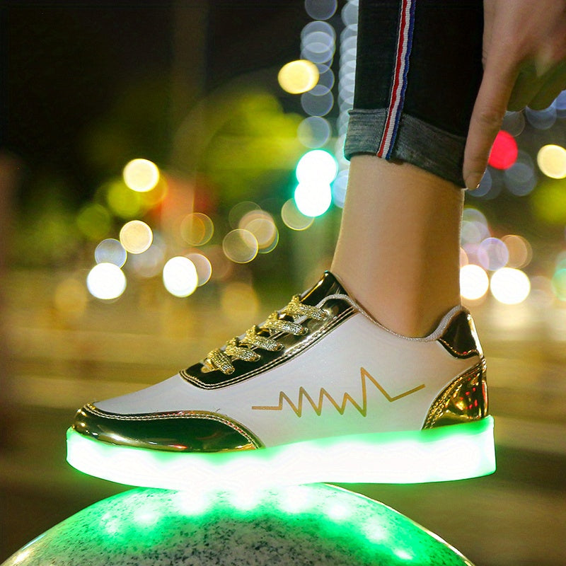 Women's Colorful Luminous Sneakers,