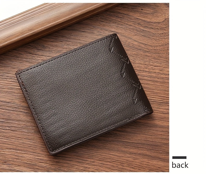 Men's Short Wallet, Multi-card Card Holder, Bifold Wallet, Gift For Men