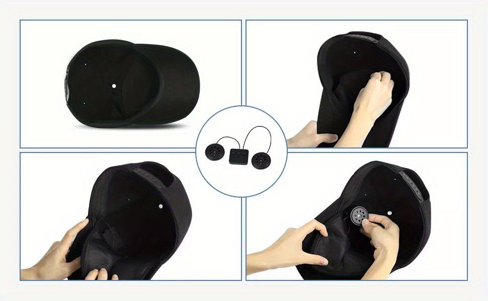 Wireless Smart Speaker Headphone Baseball Cap - The Perfect Birthday Gift for Men, Women, Boys, and Girls!
