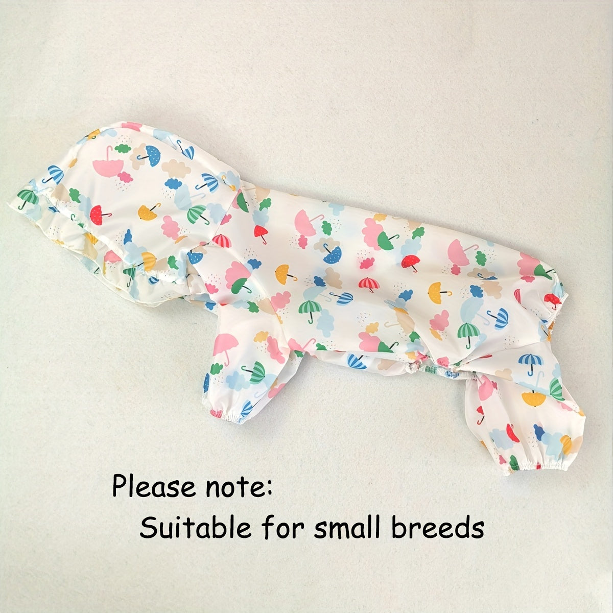 Waterproof Pet Raincoat For Small Dogs - Cute And Functional Outdoor Dog Apparel.