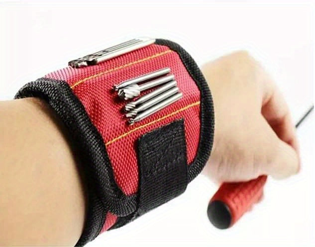 The Ultimate DIY Tool: Magnetic Wristband For Holding Screws.
