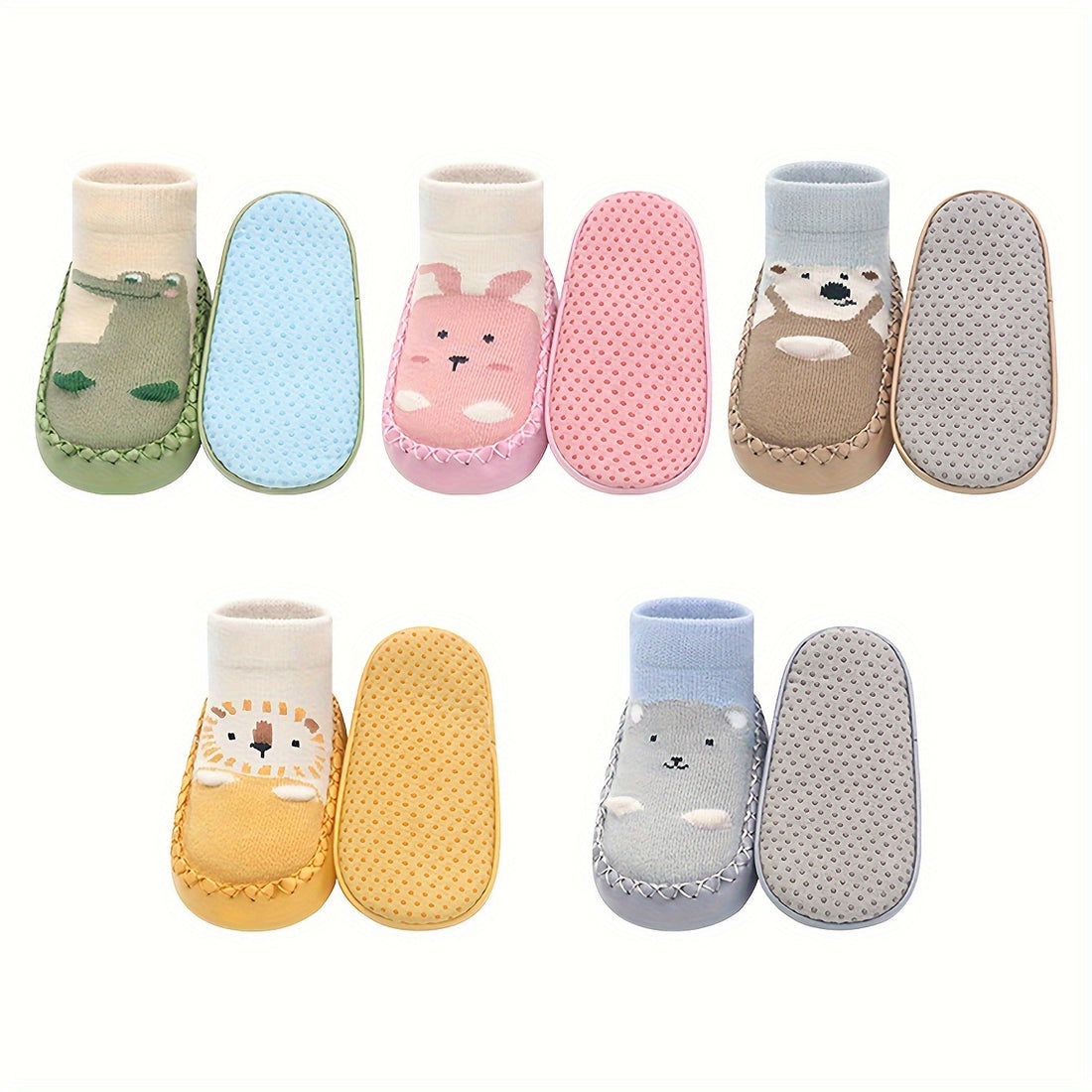 1 Pair Of Toddler's Novelty Cute Cartoon Floor Sock Shoes, /MH