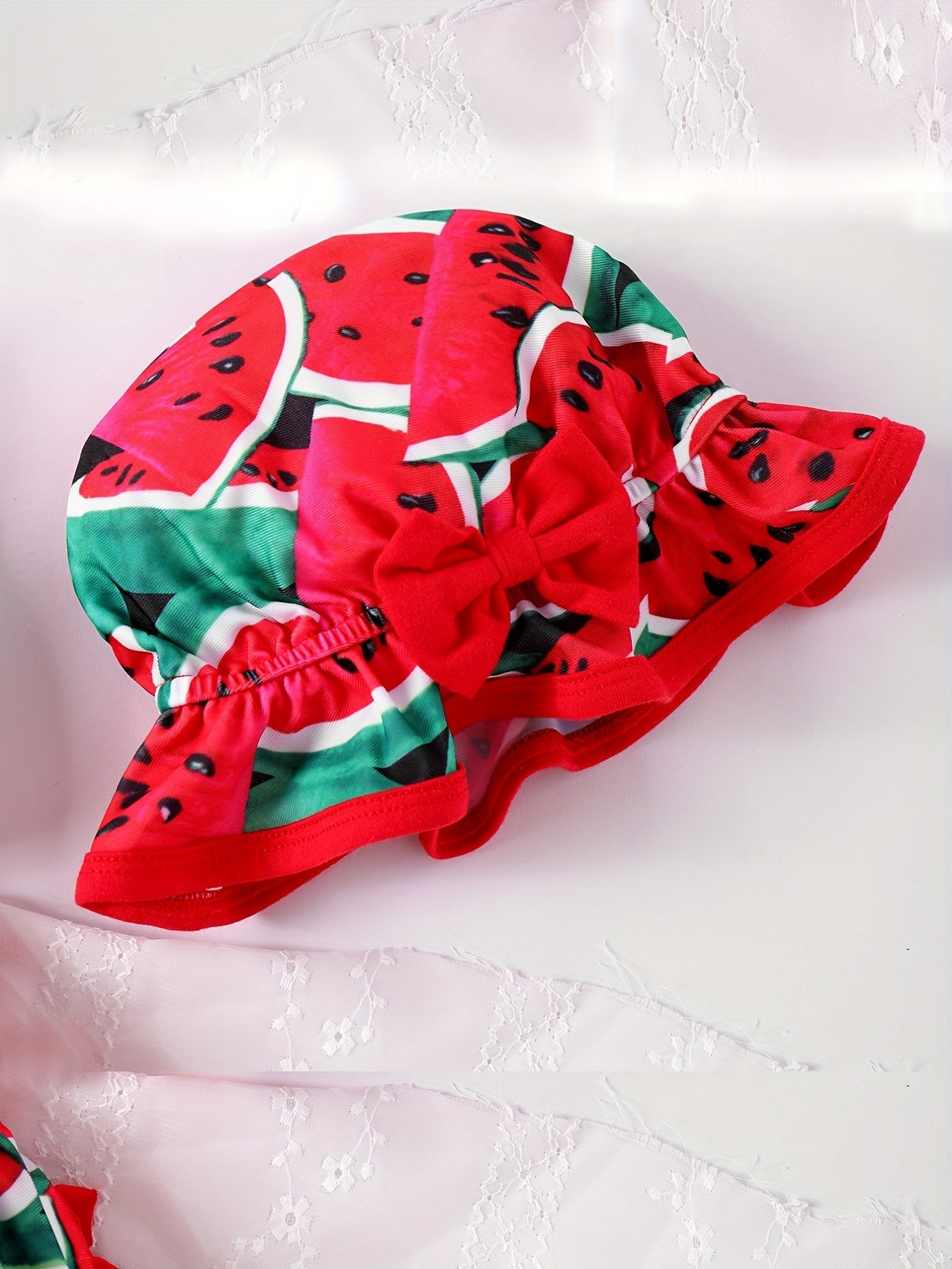 3pcs Baby Girls Bikini Tankini Swimsuit Sunflower Graphic Bow .