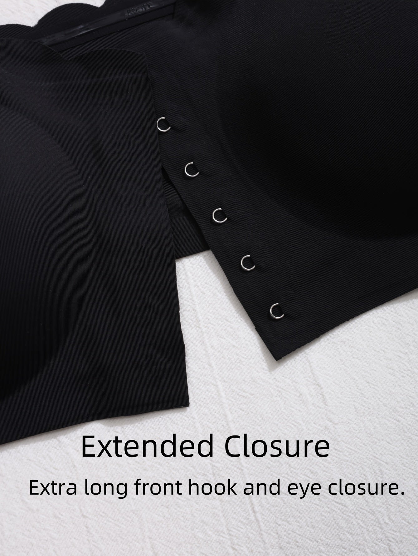 Solid Seamless Strapless Front Closure Wireless Strapless Bra,/MH